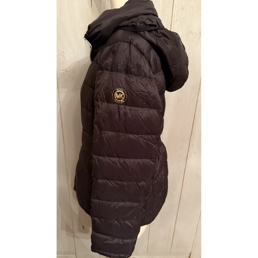 MICHAEL KORS Women‎ Quilted M Packable Hooded Down Puffer Jacket Coat 190$ B11